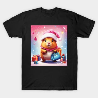 Cute Capybara Christmas #2 T-Shirt